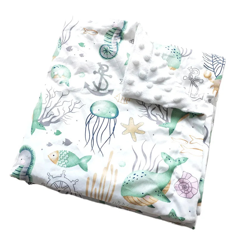 Double Layer Baby Blanket – Soft, Warm & Lightweight