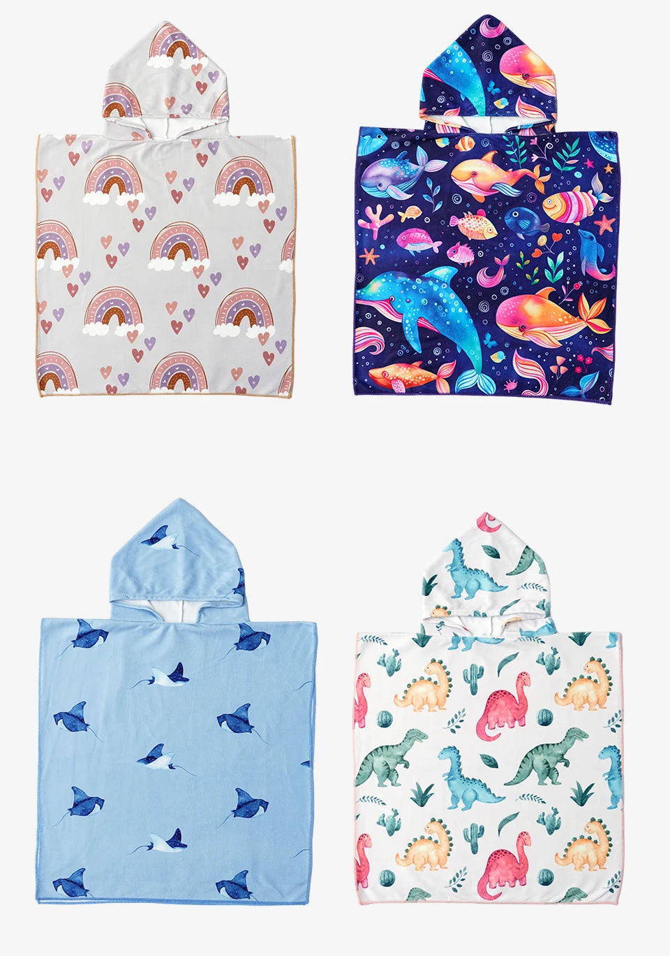 Kids Beach Towel Robe – Soft & Absorbent