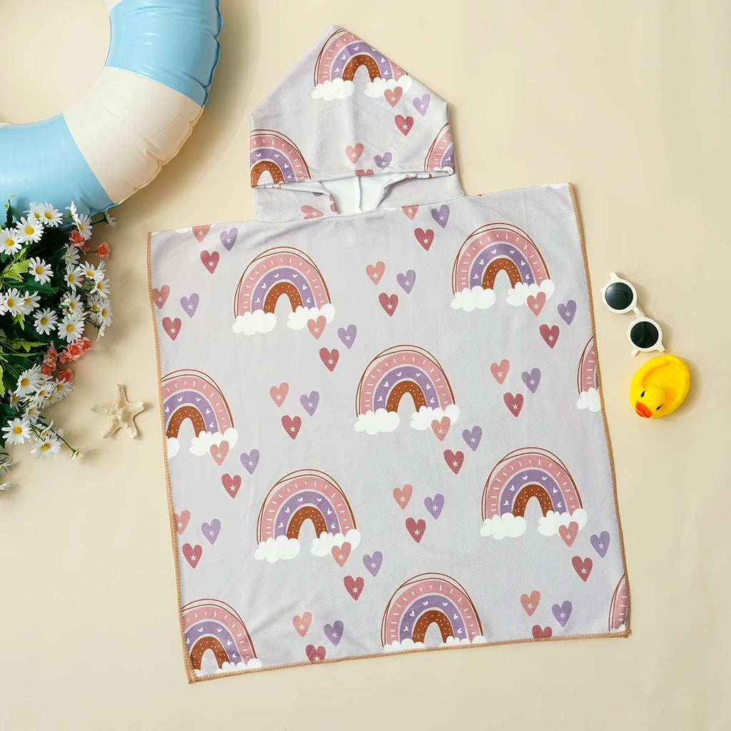 Kids Beach Towel Robe – Soft & Absorbent