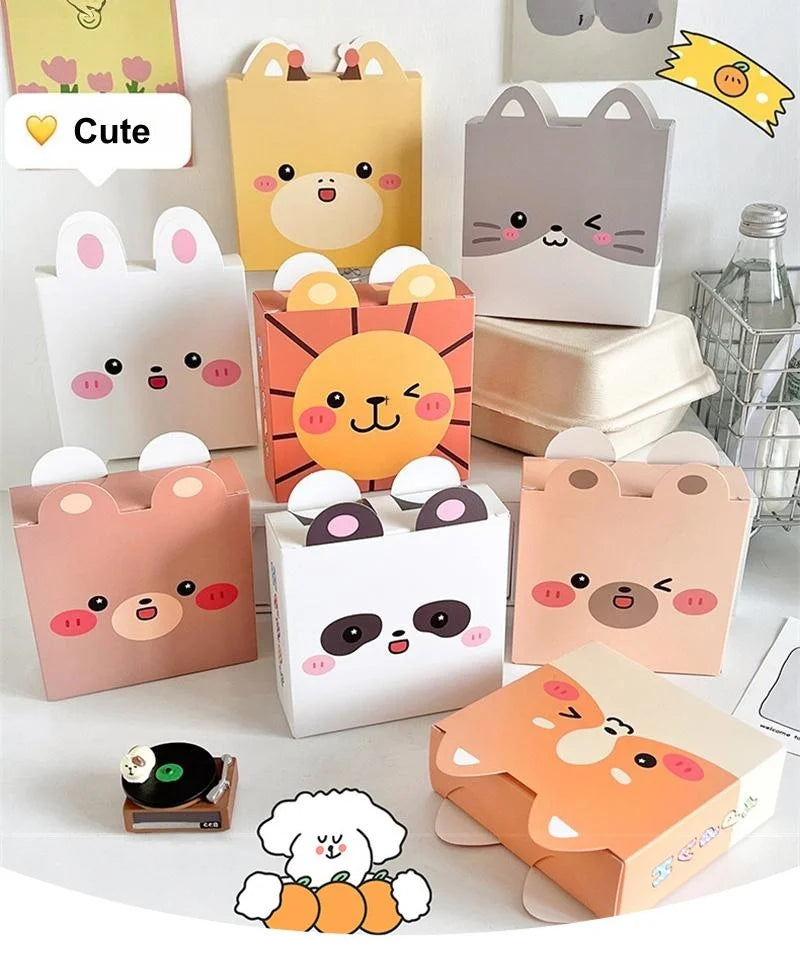 Cartoon Animal Snack & Candy Boxes – 20PCS