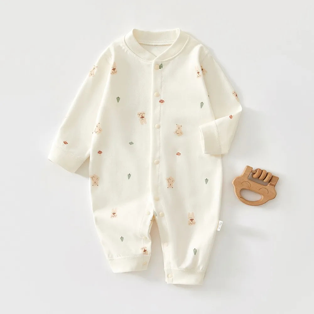 Soft Cotton Baby Climbing Romper – 0-18M