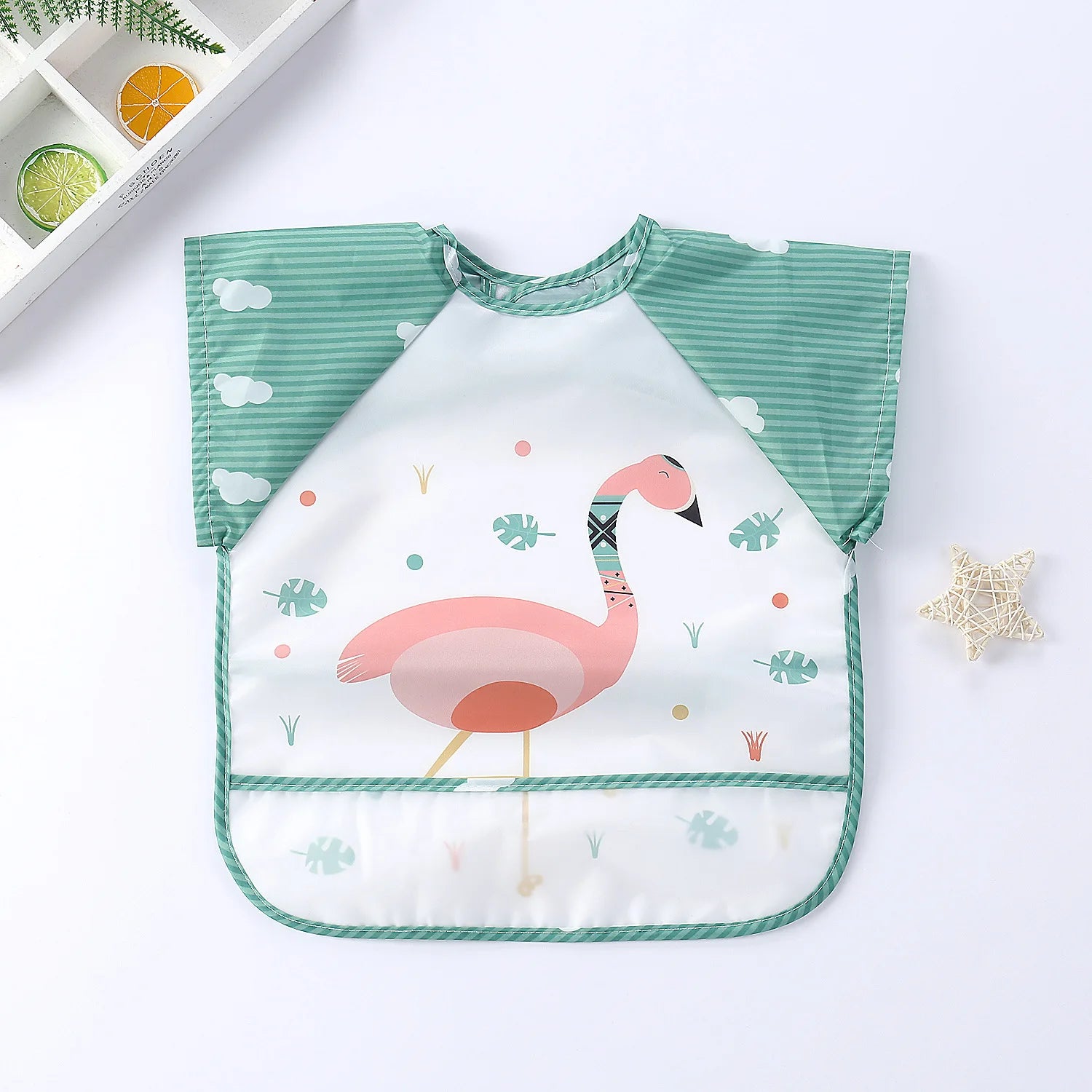 Kids Long Sleeve Feeding Bib