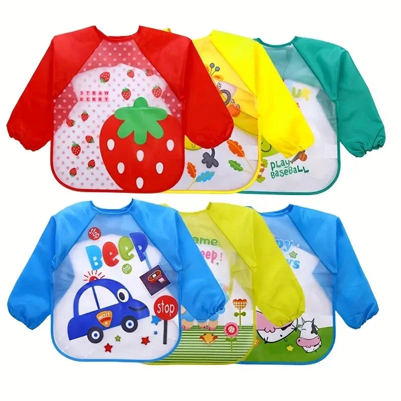 Kids Long Sleeve Feeding Bib