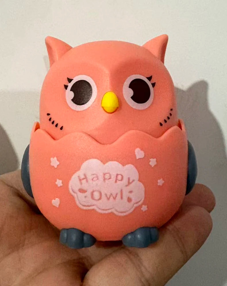 Cartoon Owl Clockwork Inertia Toy for Kids