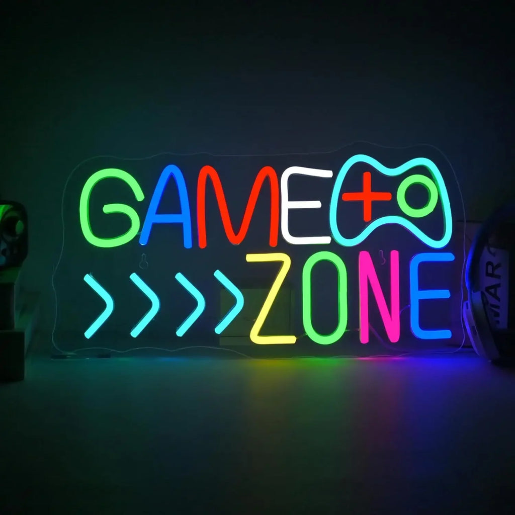 Game Zone Neon Decoration  LED well Light