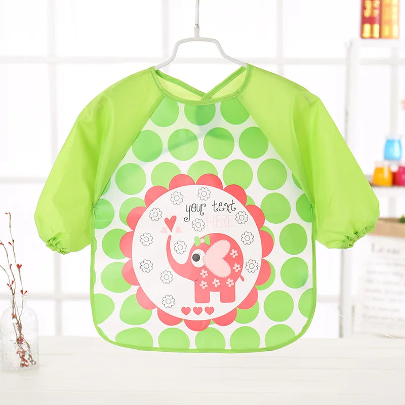 Kids Long Sleeve Feeding Bib