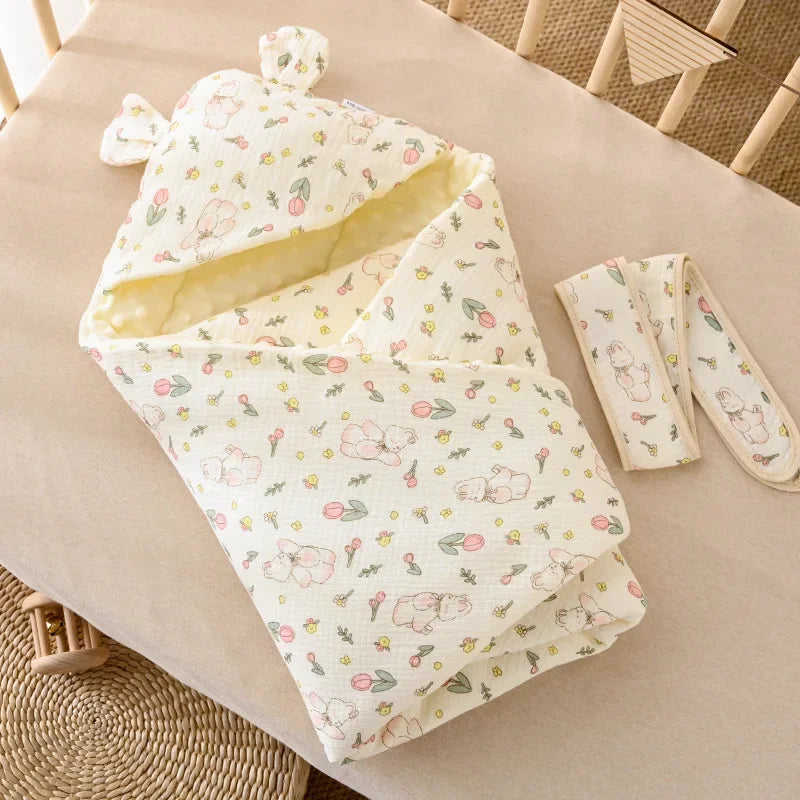 Floral Baby Blanket – Soft & Cozy
