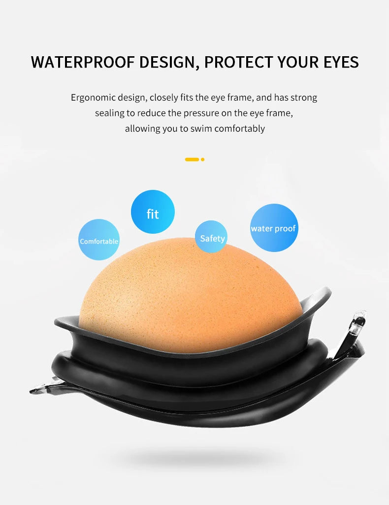 Unisex Swimming Goggles – Anti-Fog Swim Glasses