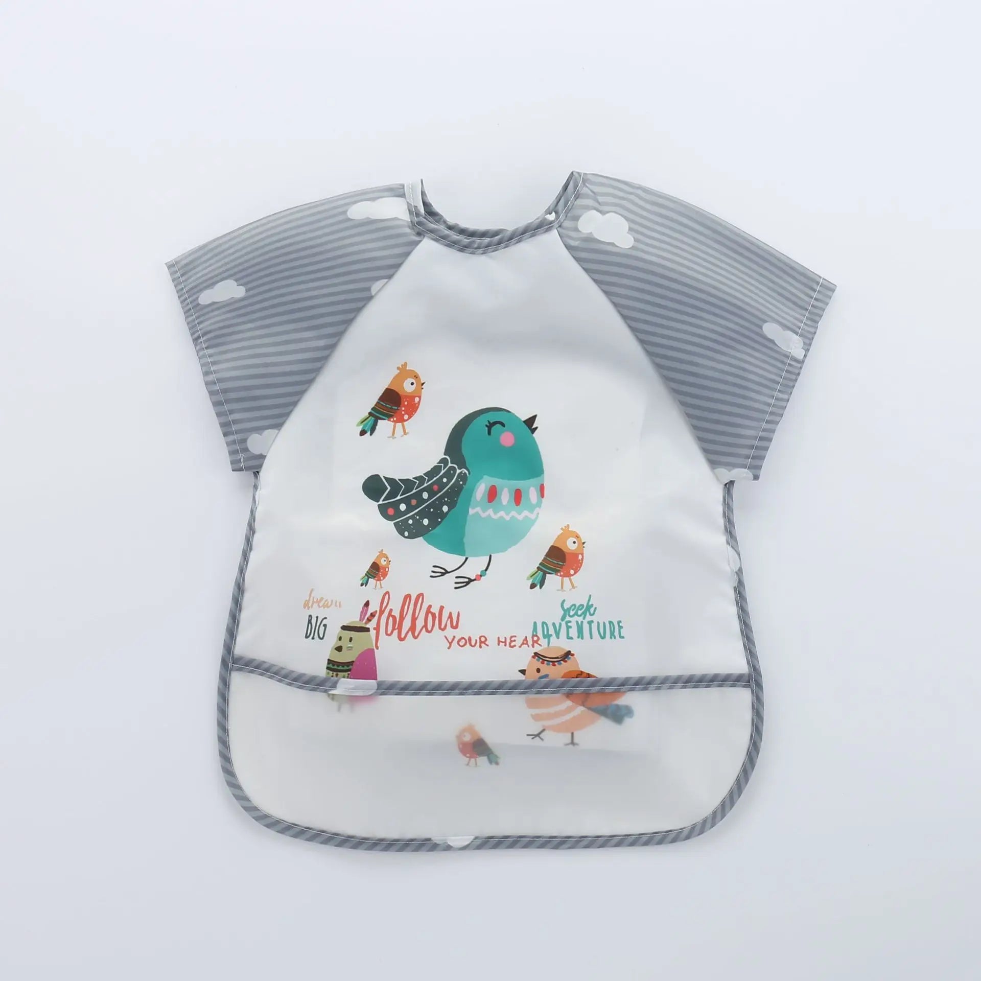 Kids Long Sleeve Feeding Bib