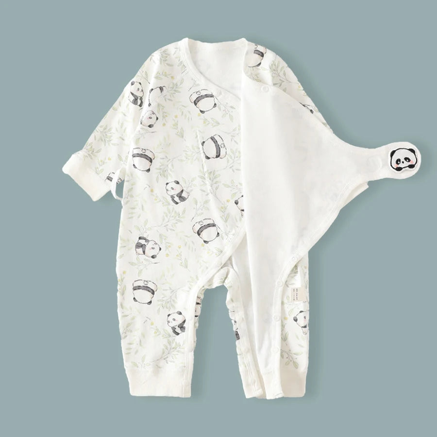Newborn Cotton Printed Romper – 0–6 Months