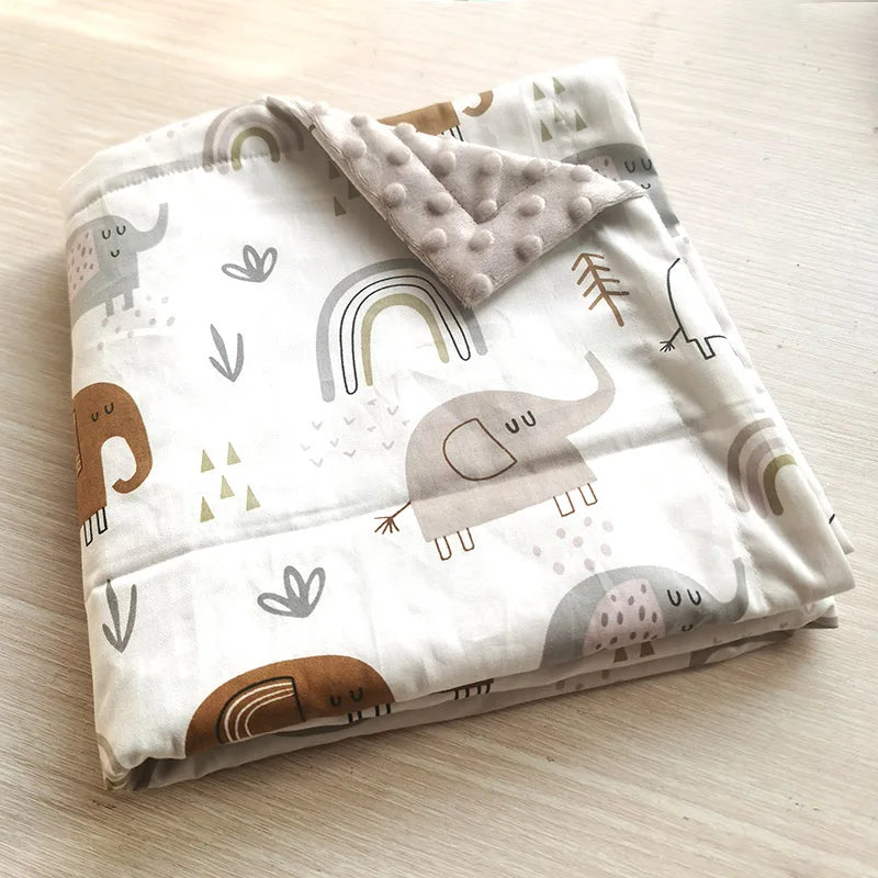 Double Layer Baby Blanket – Soft, Warm & Lightweight