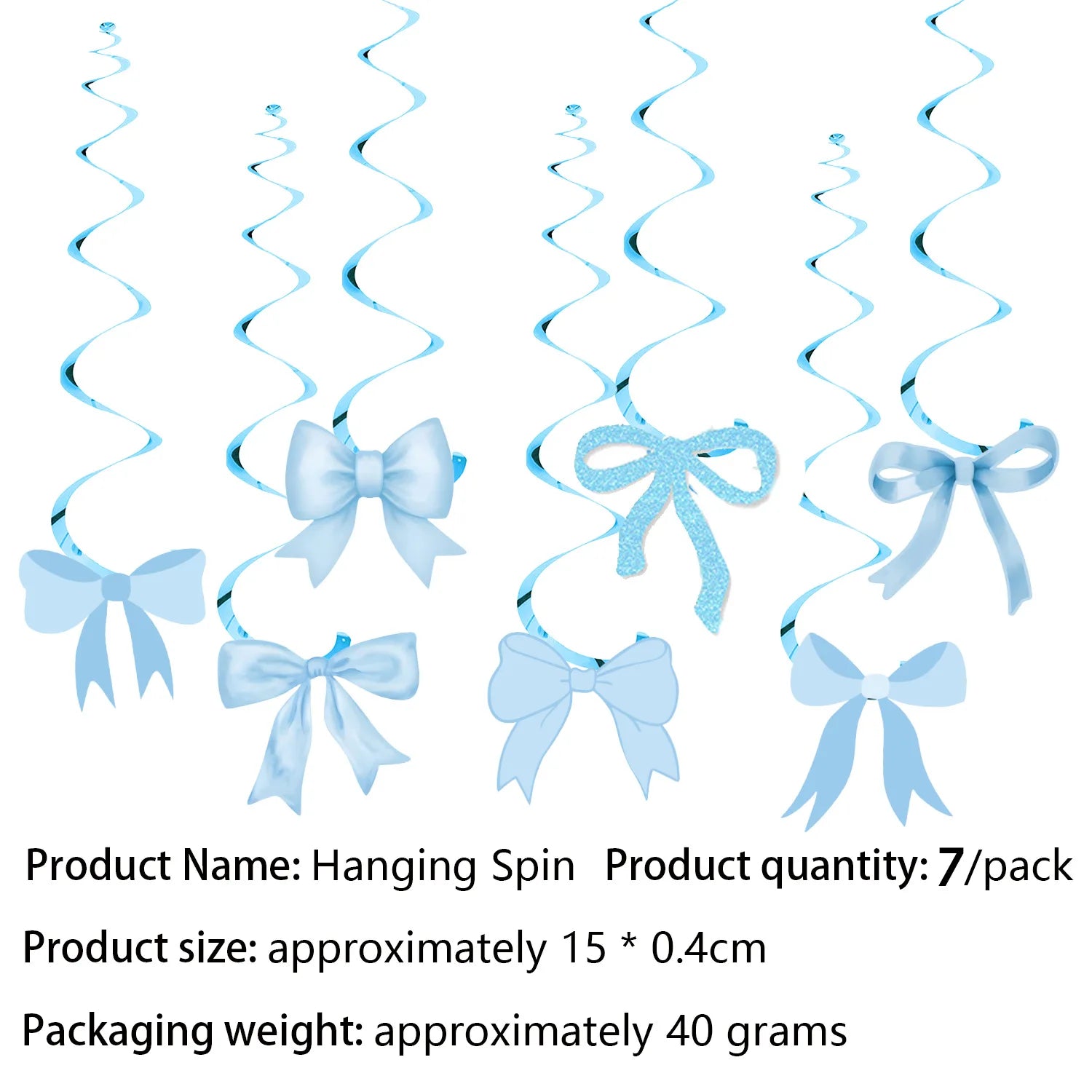 Blue bow disposable cutlery party decoration birthday dinner plate towels paper cups Happy Birthday Banner supplies