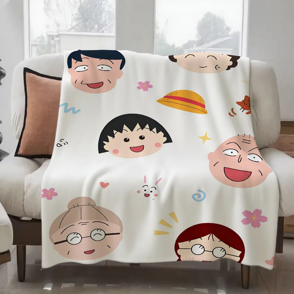 Anime maruko Blanket Design,All-Season