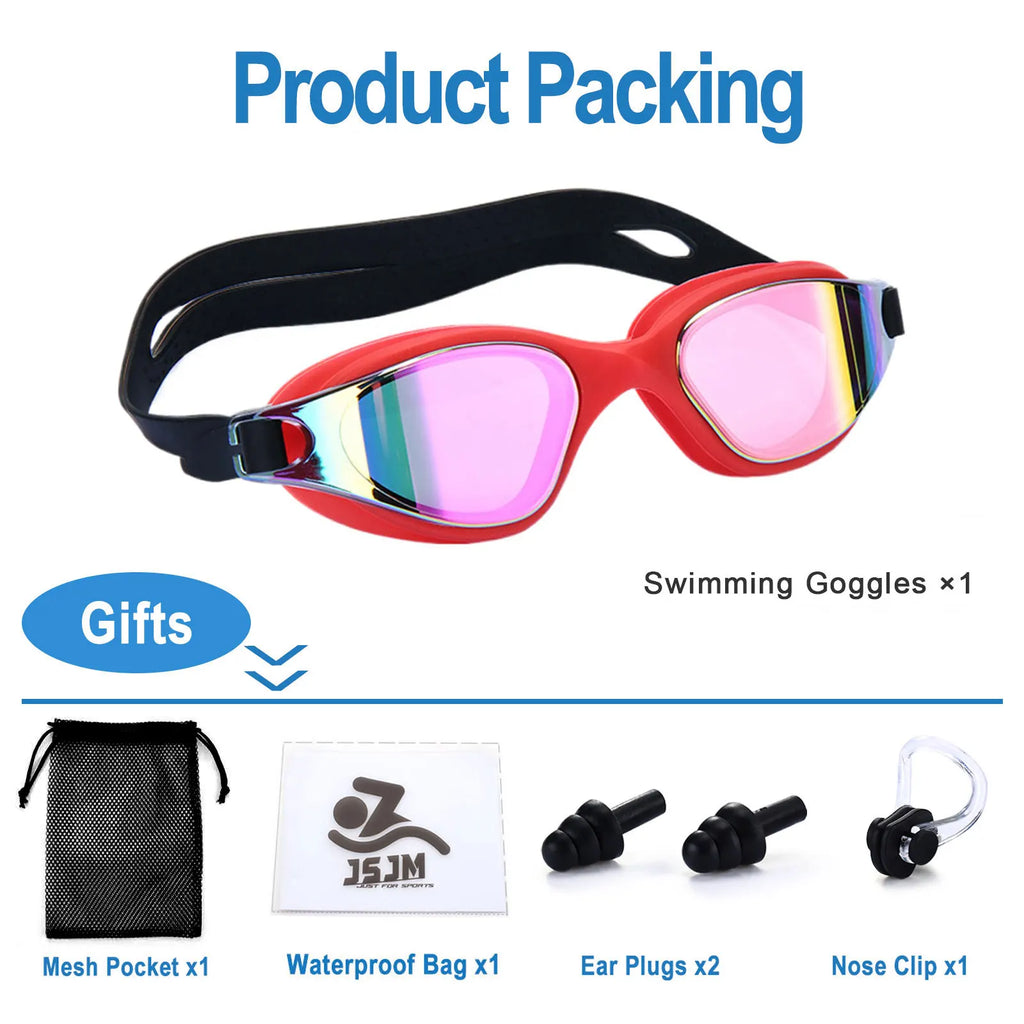 Unisex Swimming Goggles – Anti-Fog Swim Glasses