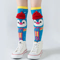 Cute Cartoon Animal Knee-High Socks for Kids