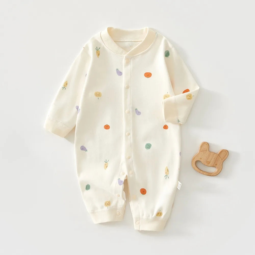 Soft Cotton Baby Climbing Romper – 0-18M