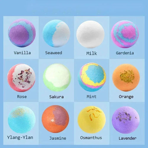 12Pcs Children's Ocean Bath Ball With Hidden Toys