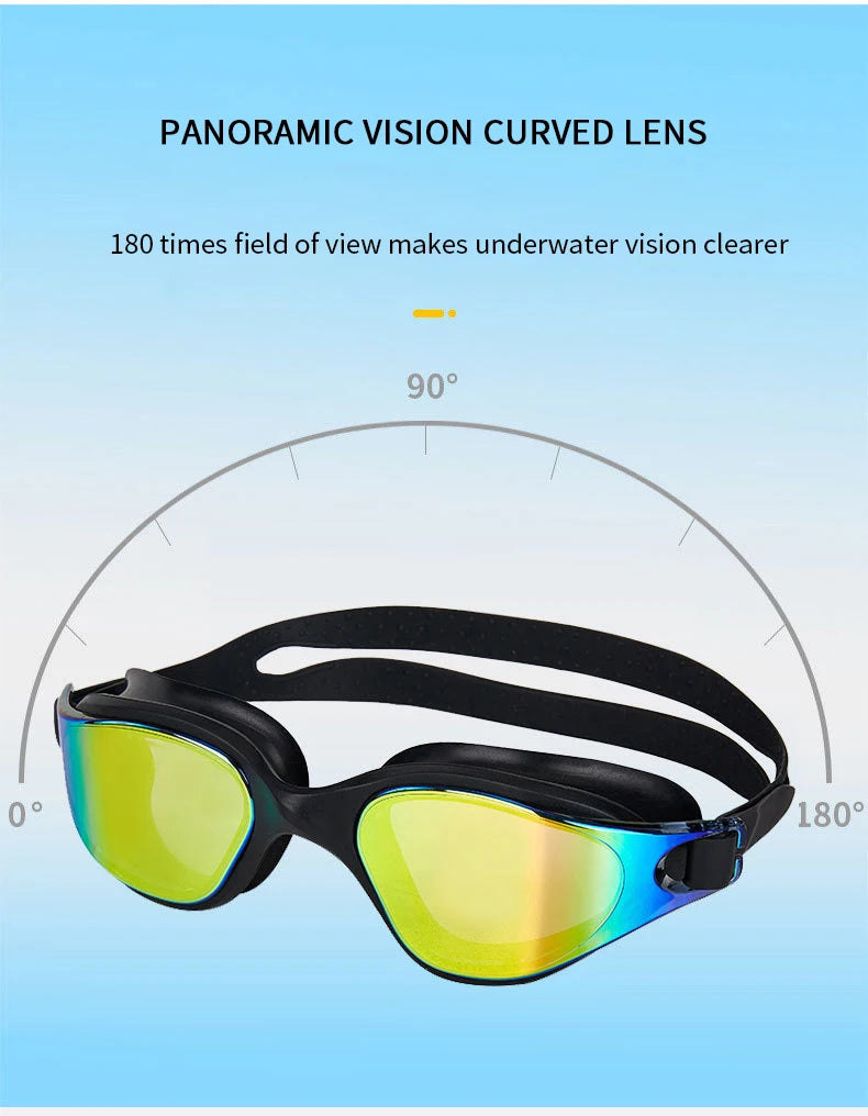 Unisex Swimming Goggles – Anti-Fog Swim Glasses