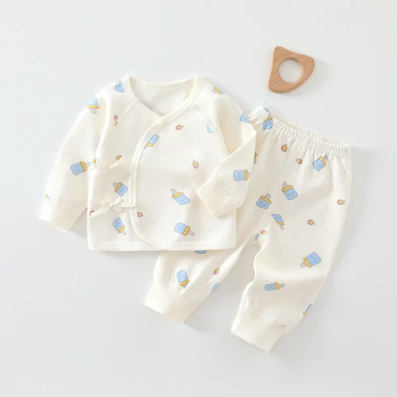 Baby Long Sleeve Cartoon Set | 0-6M