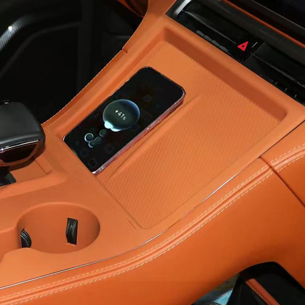 For ROX 01 Wireless Charging Silicone Pad Central Control Water Cup Anti Slip Pad Dustproof And Pad