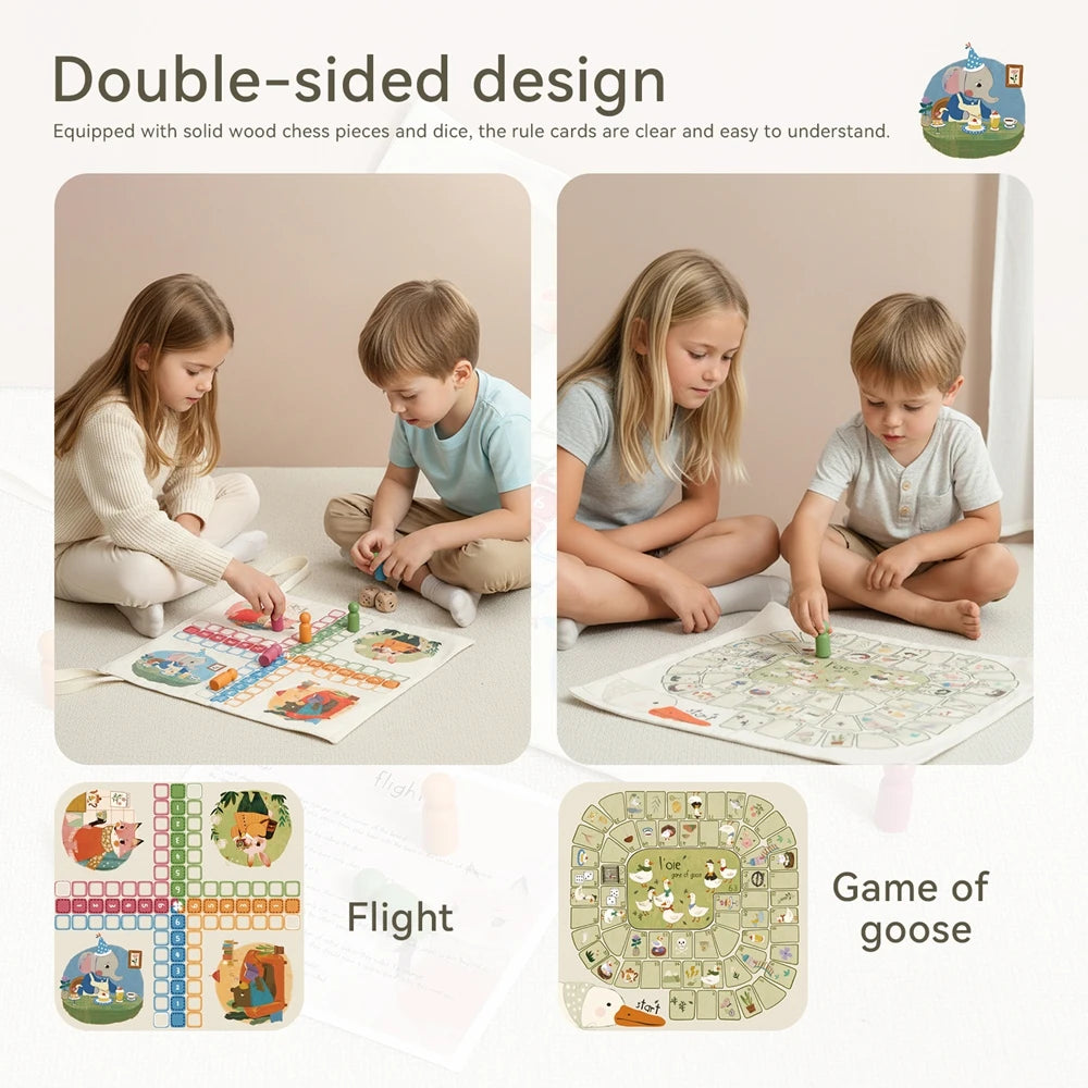 Kids Road Map Play Mat – Montessori Educational Toy
