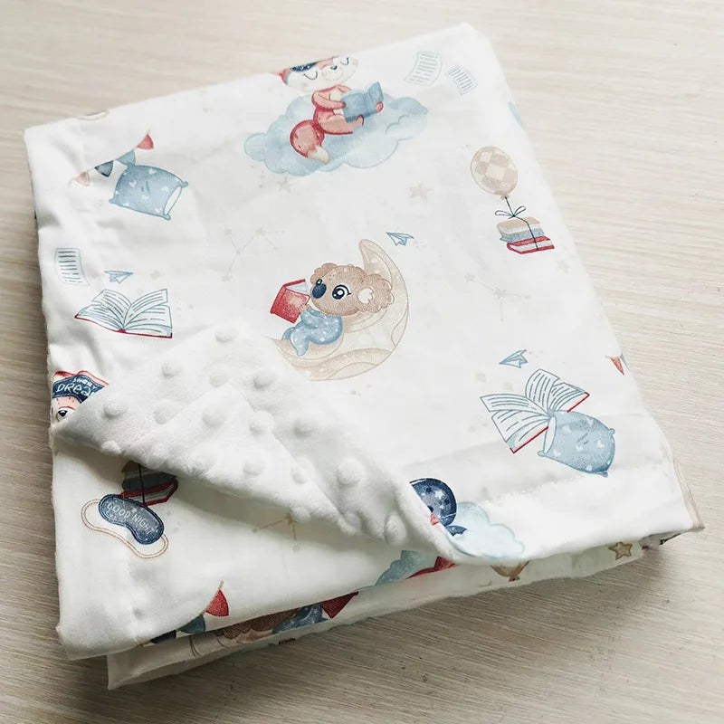 Double Layer Baby Blanket – Soft, Warm & Lightweight