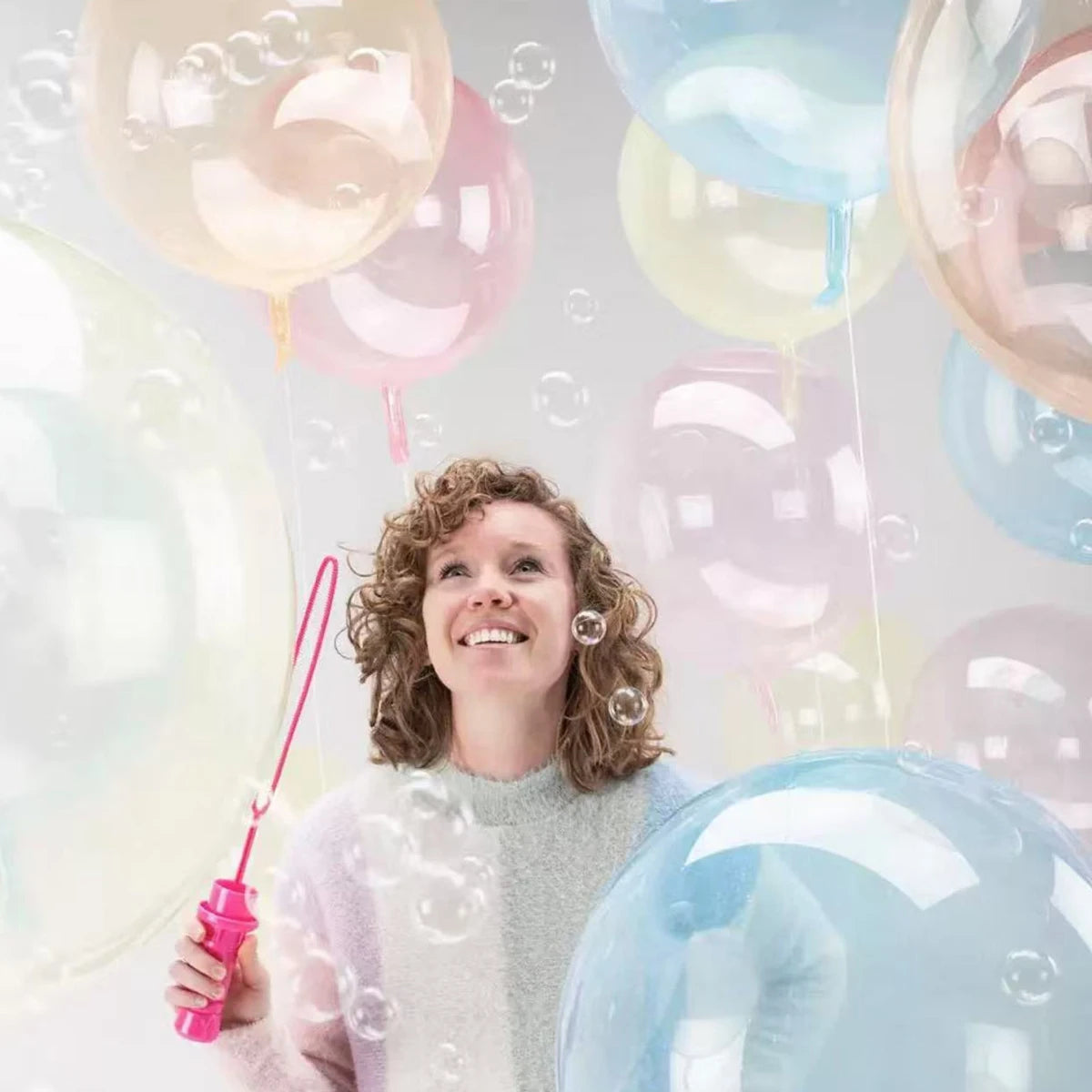 8pcs Crystal Popo Ball Transparent Color