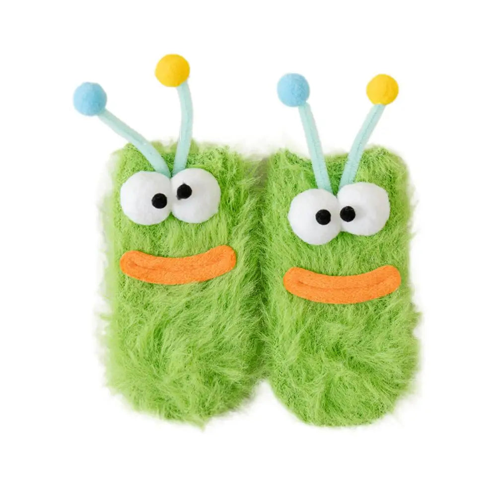 Kids Winter Cartoon Animal Socks – Warm & Thick