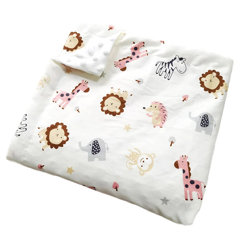 Double Layer Baby Blanket – Soft, Warm & Lightweight