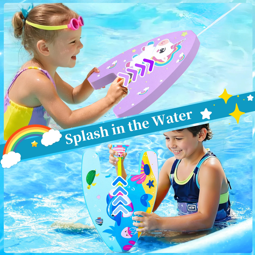 Cute Kids Swim Kickboard with Water Sprayer