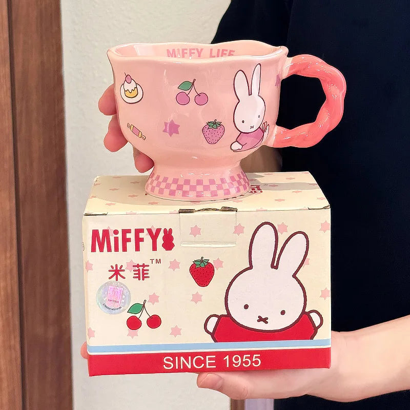 Miffy Mug Cute Anime Cartoon