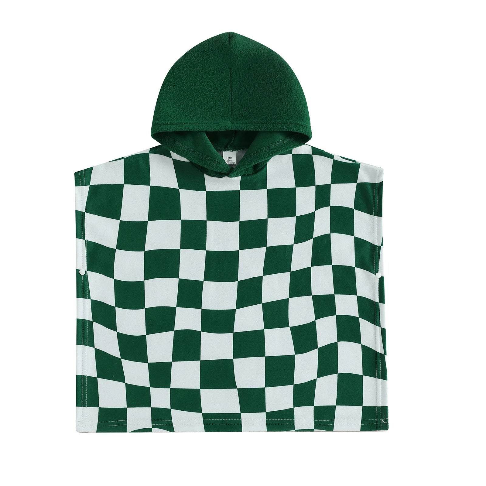 Kids Hooded Beach Poncho Towels Summer Swimwear