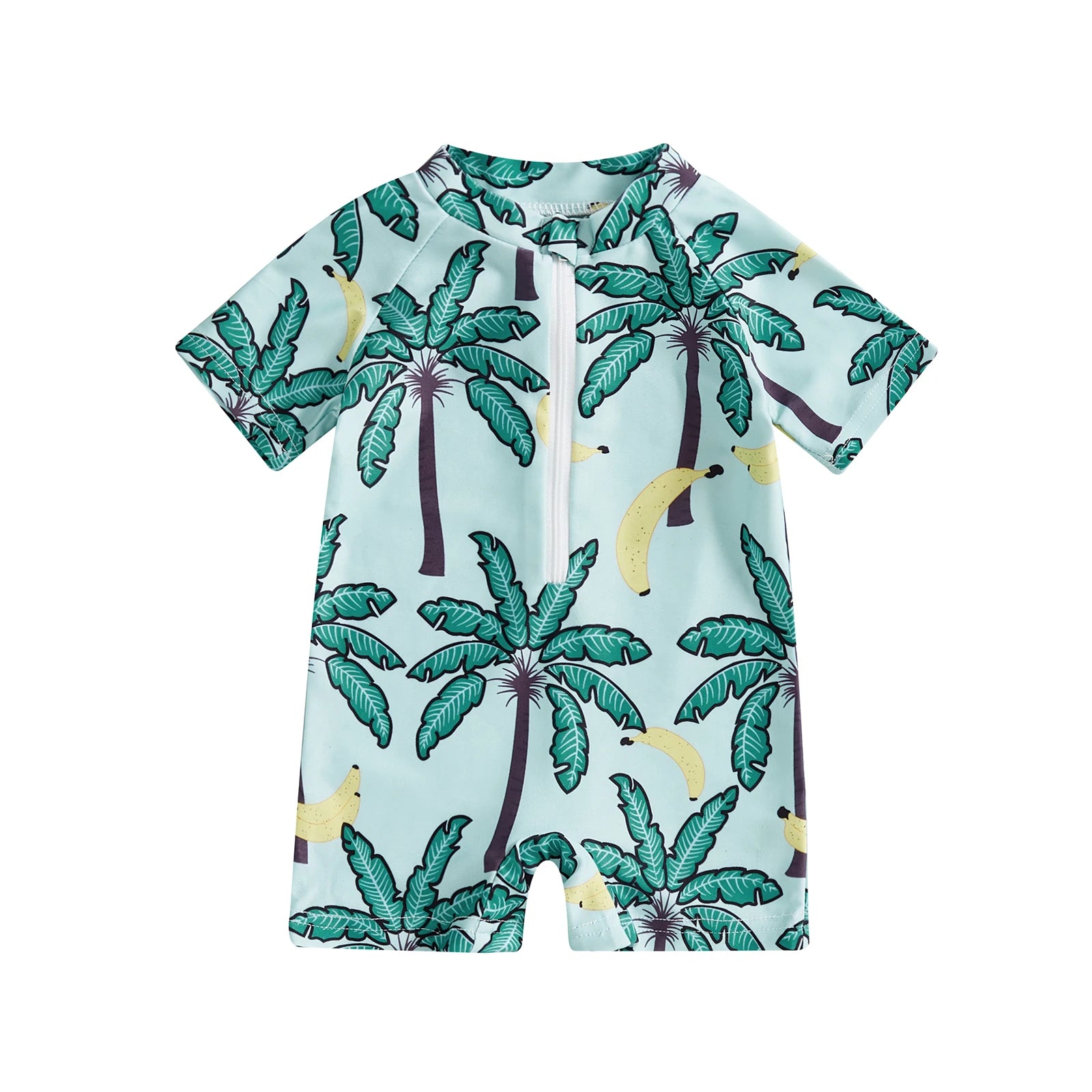 For Baby Boy & Girl Short Sleeve Swimsuit