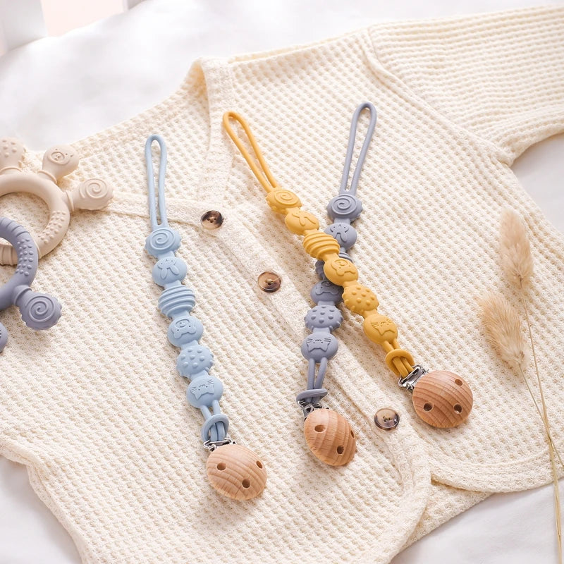 Baby Silicone Pacifier Clip