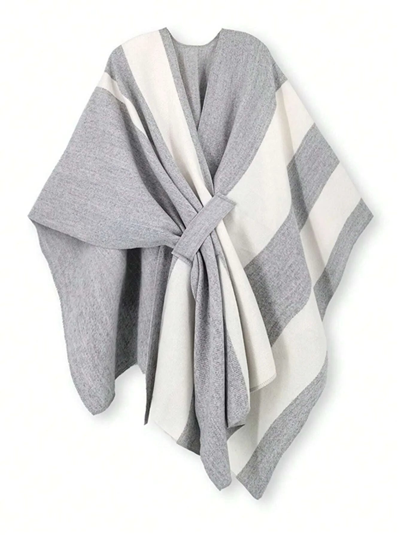 Luxury winter poncho for women, warm, stylish, and perfect for cozy, windproof outing