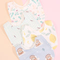 4pcs Cotton Baby Bibs for Boys & Girls
