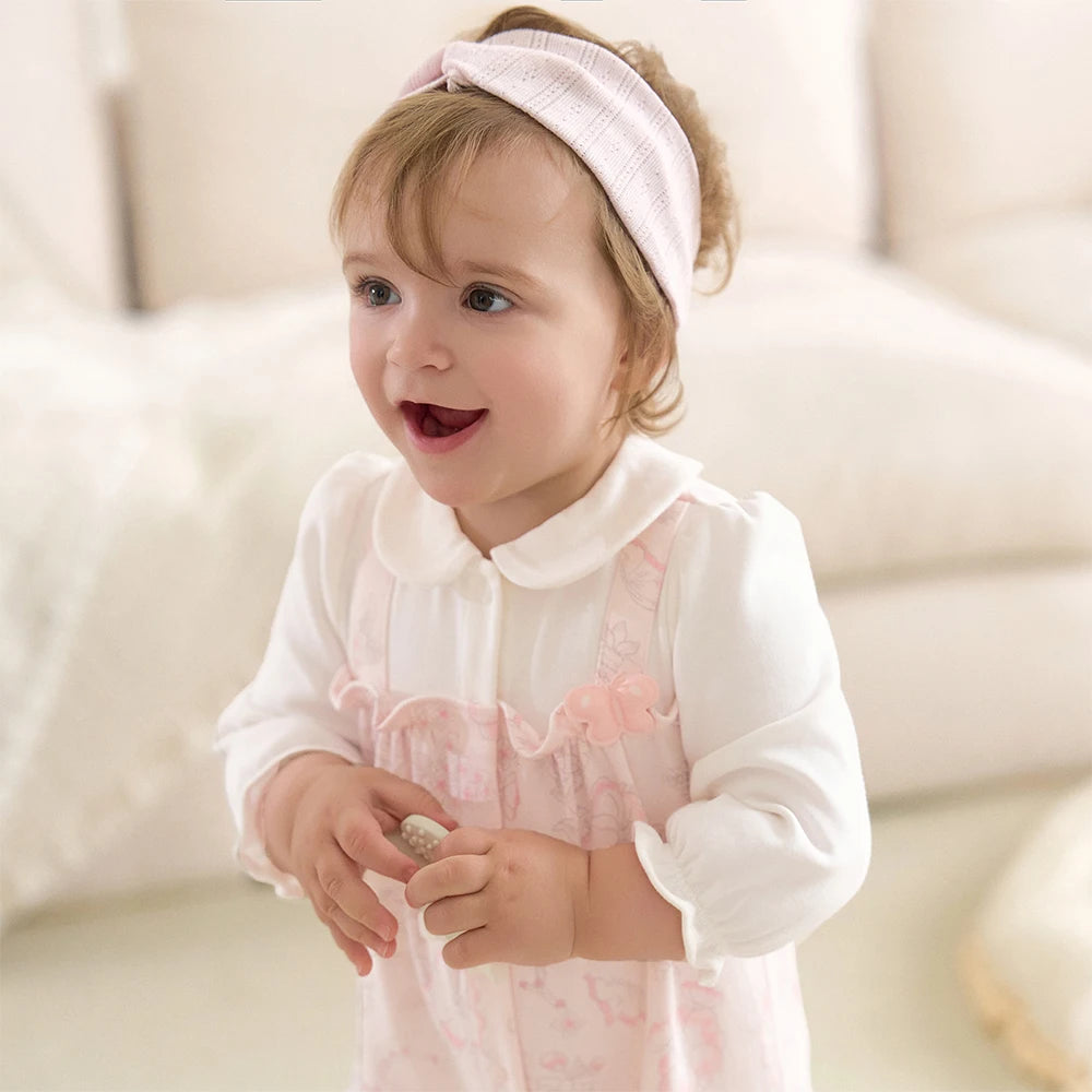 Dave Bella Brand Newborn Cotton Printed Cute Romper Baby Princess