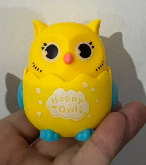 Cartoon Owl Clockwork Inertia Toy for Kids