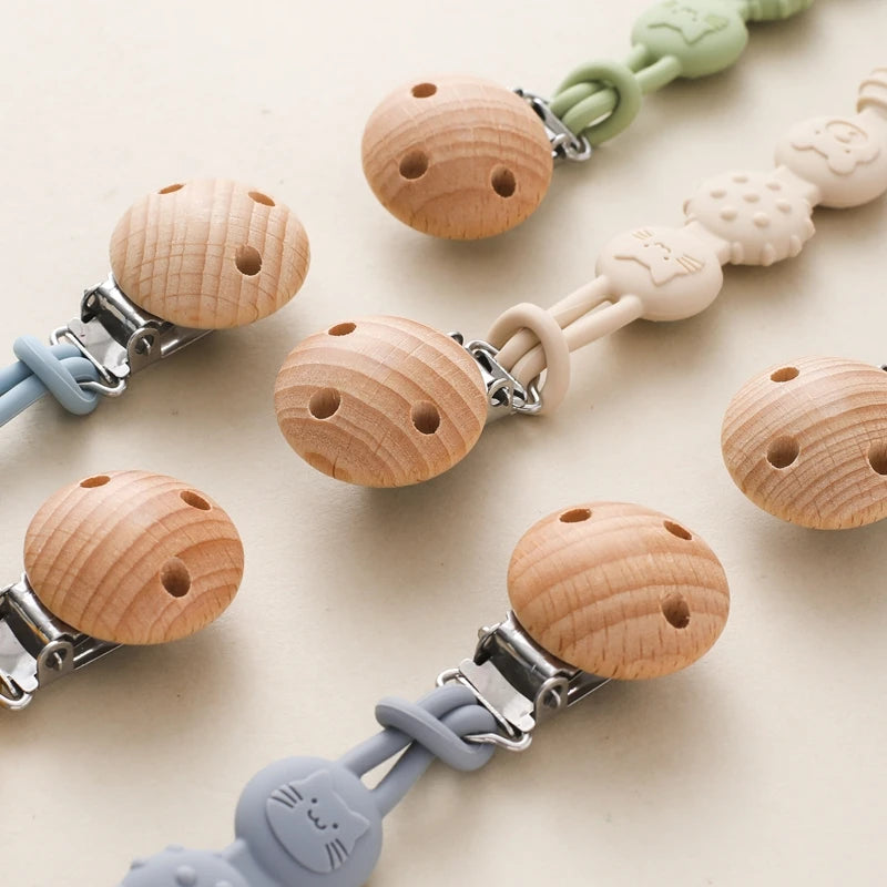 Baby Silicone Pacifier Clip