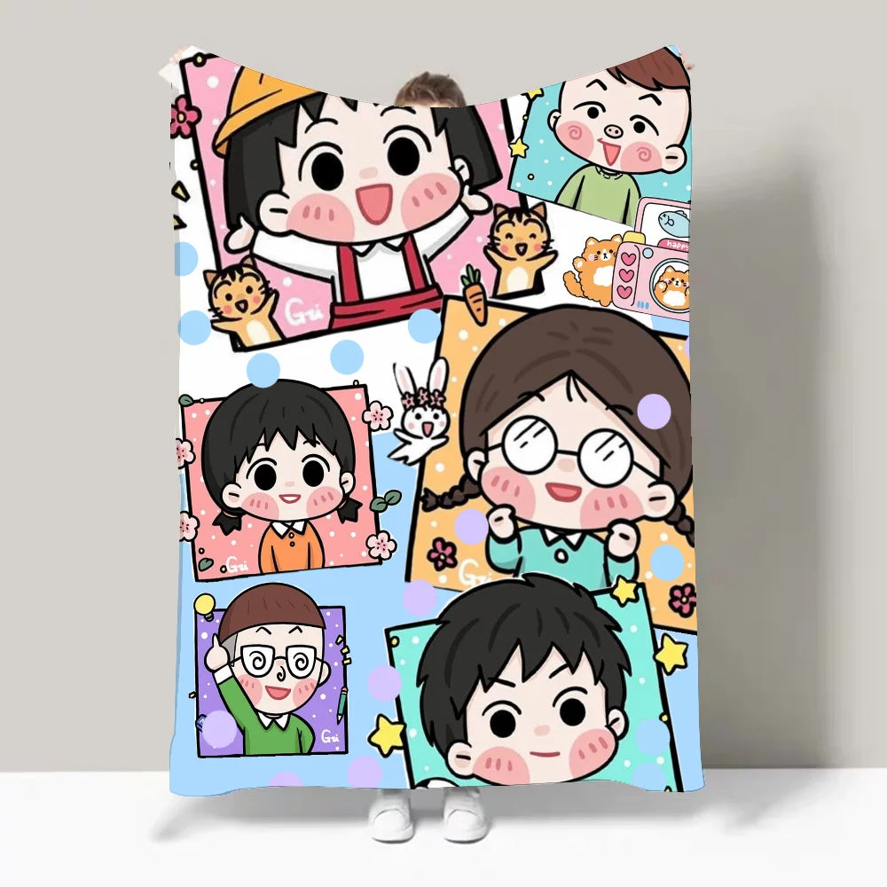 Anime maruko Blanket Design,All-Season