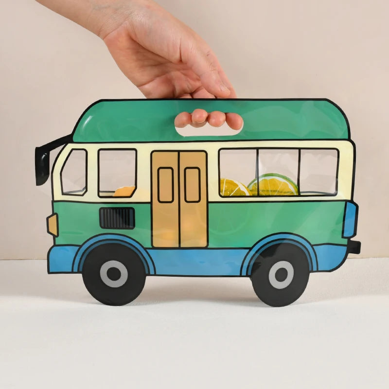 10pcs construction truck candy bags – fun snack bags for kids’ birthday party favors.