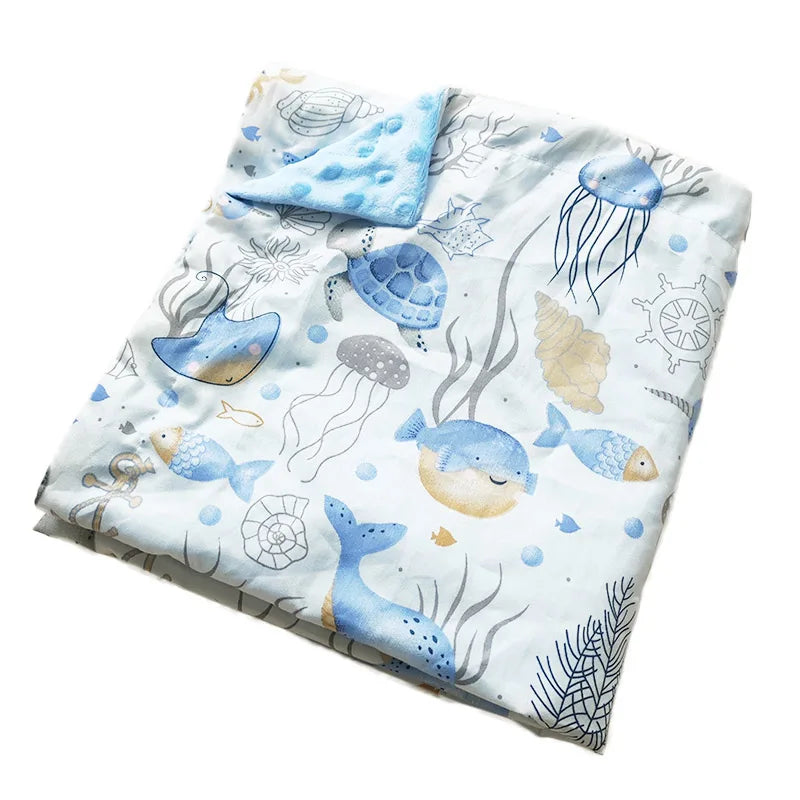 Double Layer Baby Blanket – Soft, Warm & Lightweight