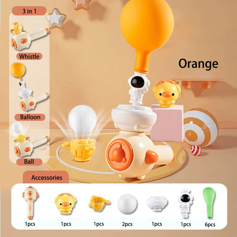 Montessori Whistle Ball Blowing Sensory Toy