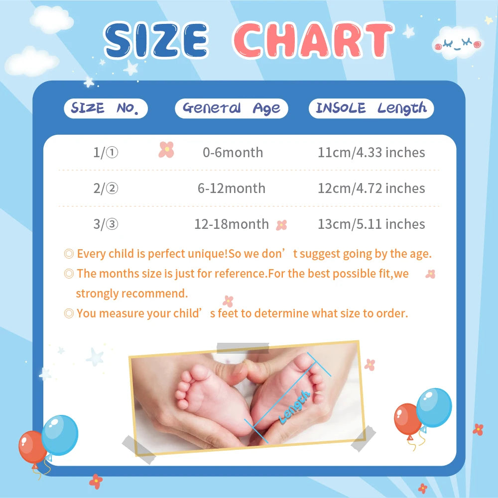 Soft Non-Slip Baby Shoes – Lightweight & Comfortable for Everyday Wear