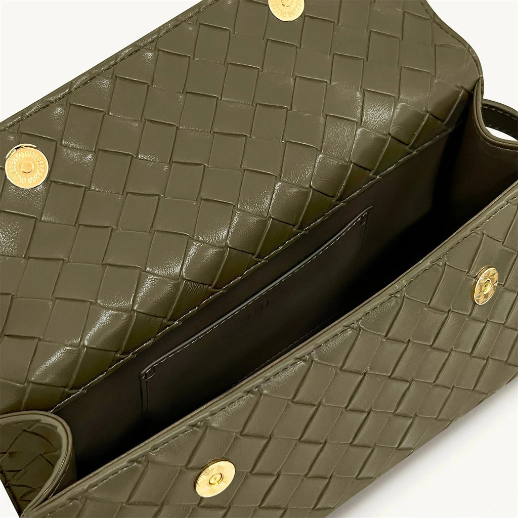 JW PEI Keyla Woven Texture Vegan Leather Crossbody Bag