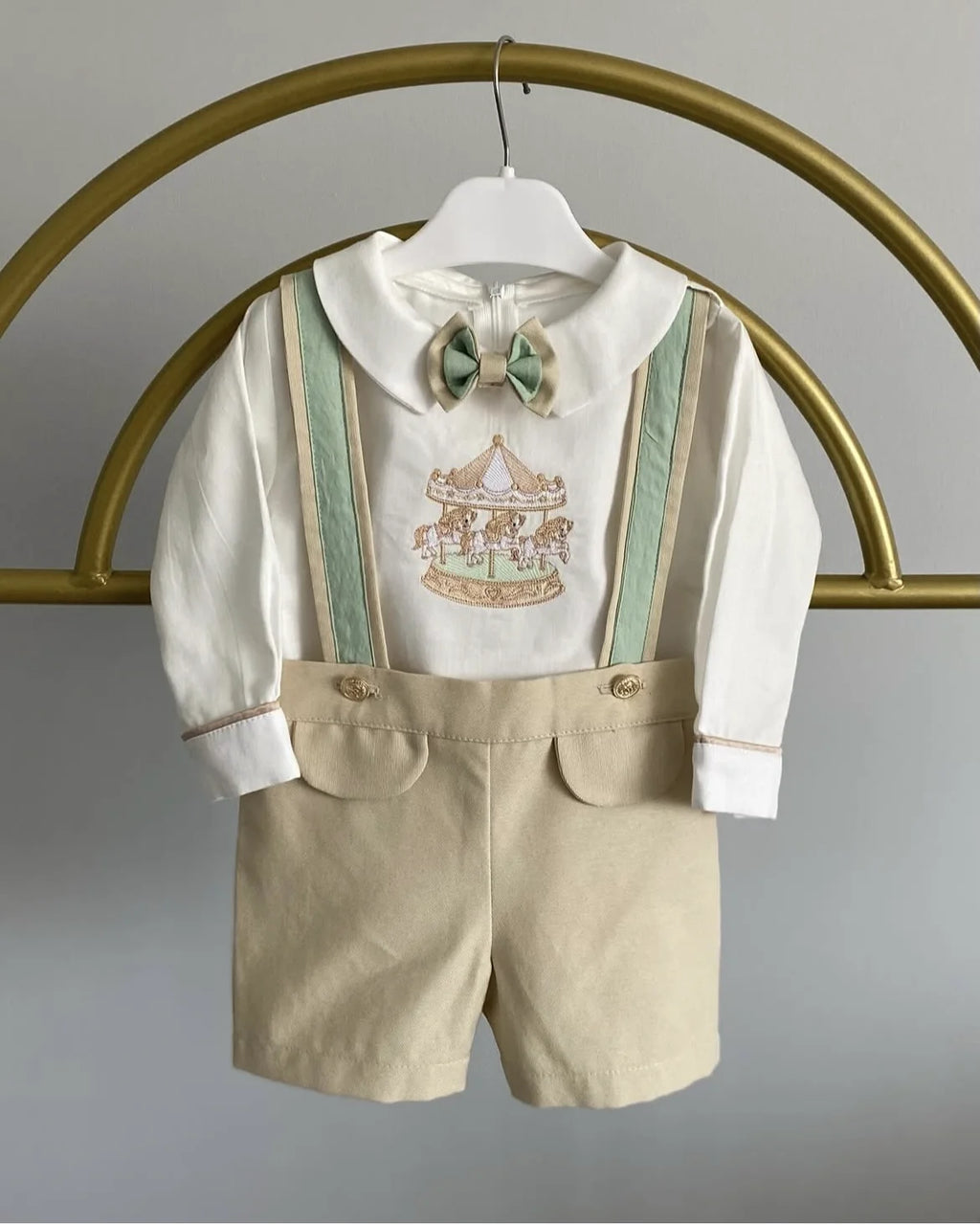 Boys Merry-Go-Round Embroidery Suit