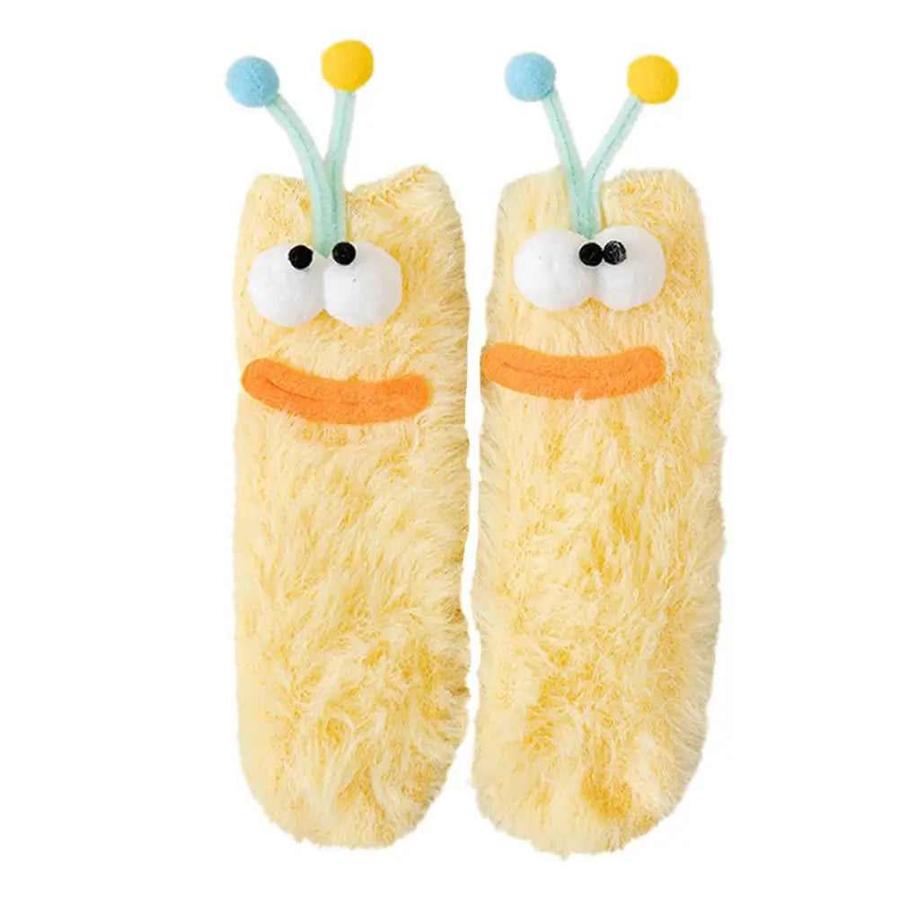 Kids Winter Cartoon Animal Socks – Warm & Thick