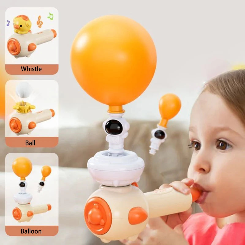 Montessori Whistle Ball Blowing Sensory Toy