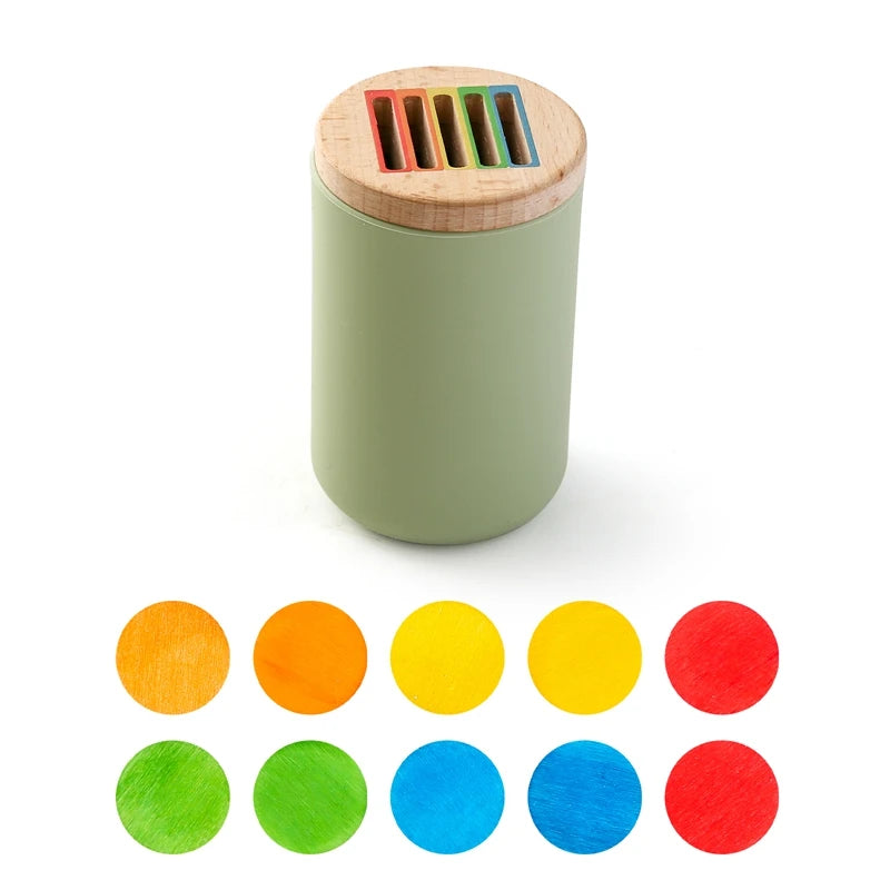 Rainbow Shape Matching Toy for Kids Learning