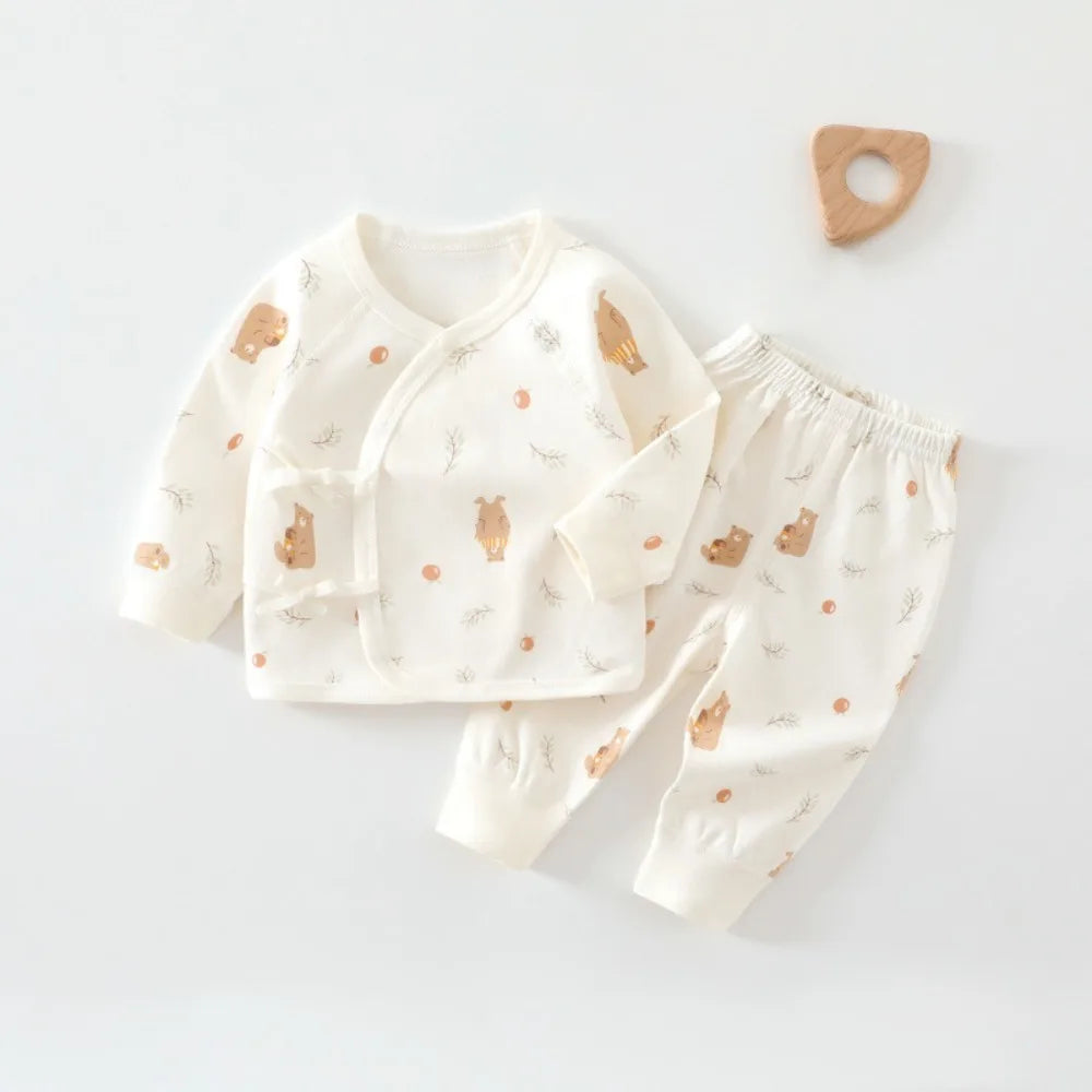 Baby Long Sleeve Cartoon Set | 0-6M